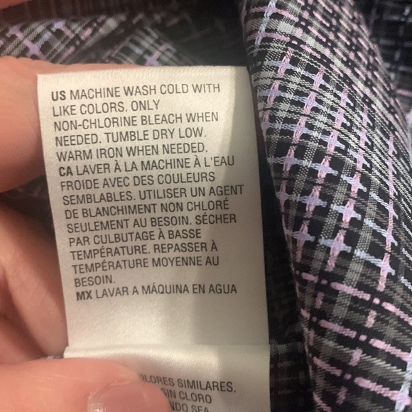 Tasso Elba Stretch Dobby Woven Shirt - Picture 11 of 11